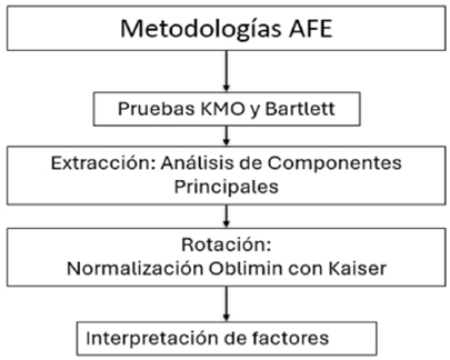 Gráfico 2. Esquema metodológico del análisis factorial