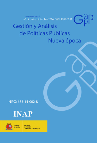 					Ver Gestión y Análisis de Políticas Públicas. Nueva Época. Número 12 (diciembre 2014)
				