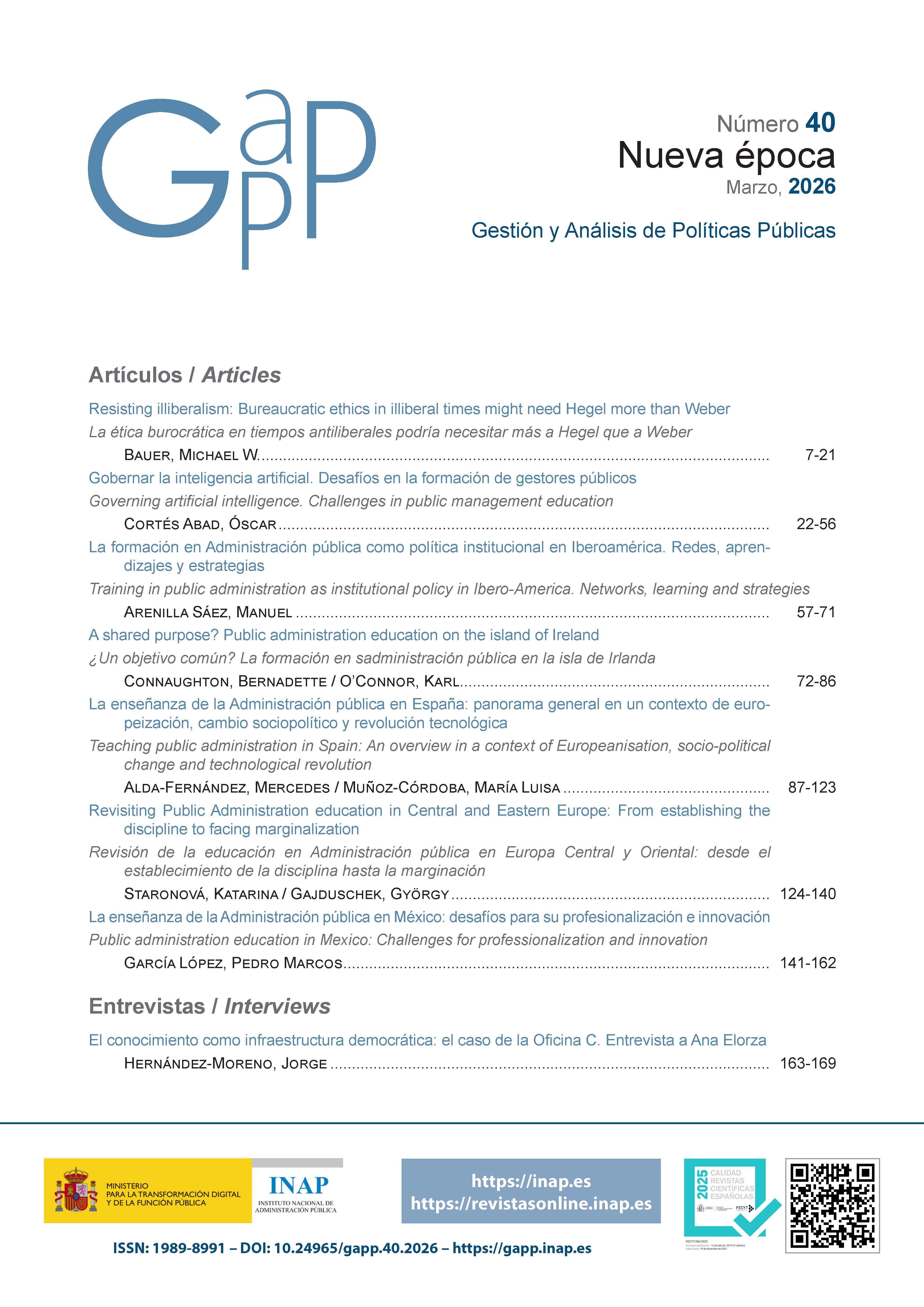 Imagen de portada del número 40