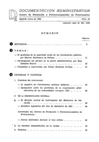 					View Documentación Administrativa. Número 49 (enero 1962)
				