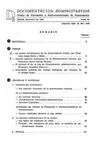 					Ver Documentación Administrativa. Número 60 (diciembre 1962)
				