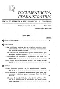 					View Documentación Administrativa. Números 87-88 (marzo-abril 1965)
				