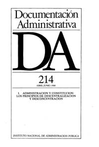 					View Documentación Administrativa. Número 214 (abril-junio 1988)
				