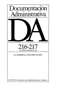 					Ver Documentación Administrativa. Número 216-217 (octubre 1988-marzo 1989)
				
