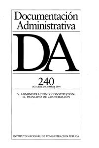 					View Documentación Administrativa. Número 240 (octubre-diciembre 1994)
				