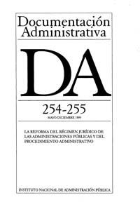 					View Documentación Administrativa. Números 254-255 (mayo-diciembre 1999)
				