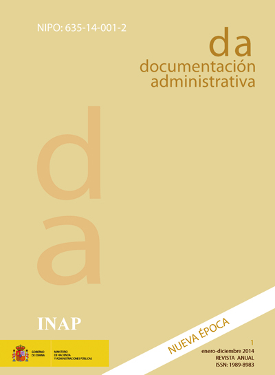 					View Documentación Administrativa. Nueva Época. Número 1 (enero-diciembre 2014)
				