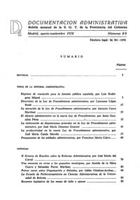 					View Documentación Administrativa. Números 8-9 (agosto-septiembre 1958)
				