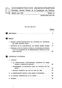					View Documentación Administrativa. Número 17 (mayo 1959)
				