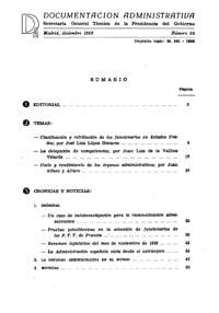					Ver Documentación Administrativa. Número 24 (diciembre 1959)
				