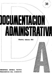 					View Documentación Administrativa. Número 38 (febrero 1961)
				