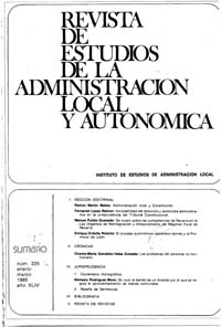 					Ver Revista de Estudios de la Administración Local y Autonómica (1985-2000). Número 225 (enero-marzo 1985)
				