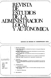					Ver Revista de Estudios de la Administración Local y Autonómica (1985-2000). Número 226 (abril-junio 1985)
				