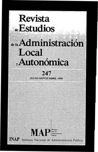					Ver Revista de Estudios de la Administración Local y Autonómica (1985-2000). Número 247 (julio-septiembre 1990)
				