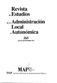					Ver Revista de Estudios de la Administración Local y Autonómica (1985-2000). Número 263 (julio-septiembre 1994)
				